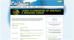 Desktop Screenshot of laserconference.alpa.org